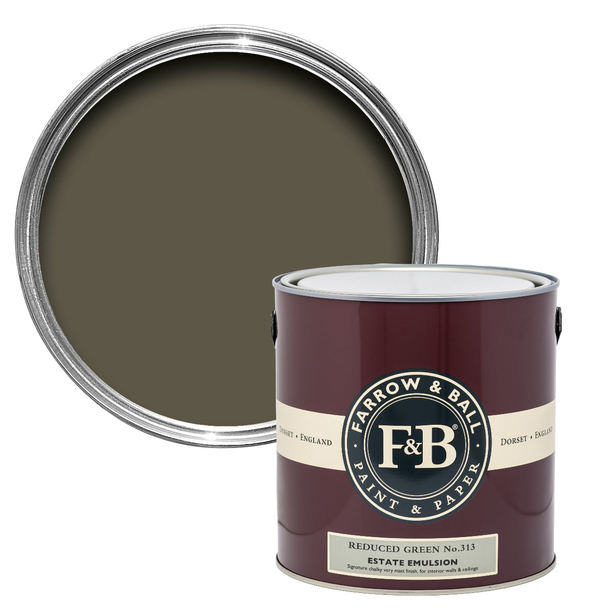 Farrow and Ball Reduced Green 313