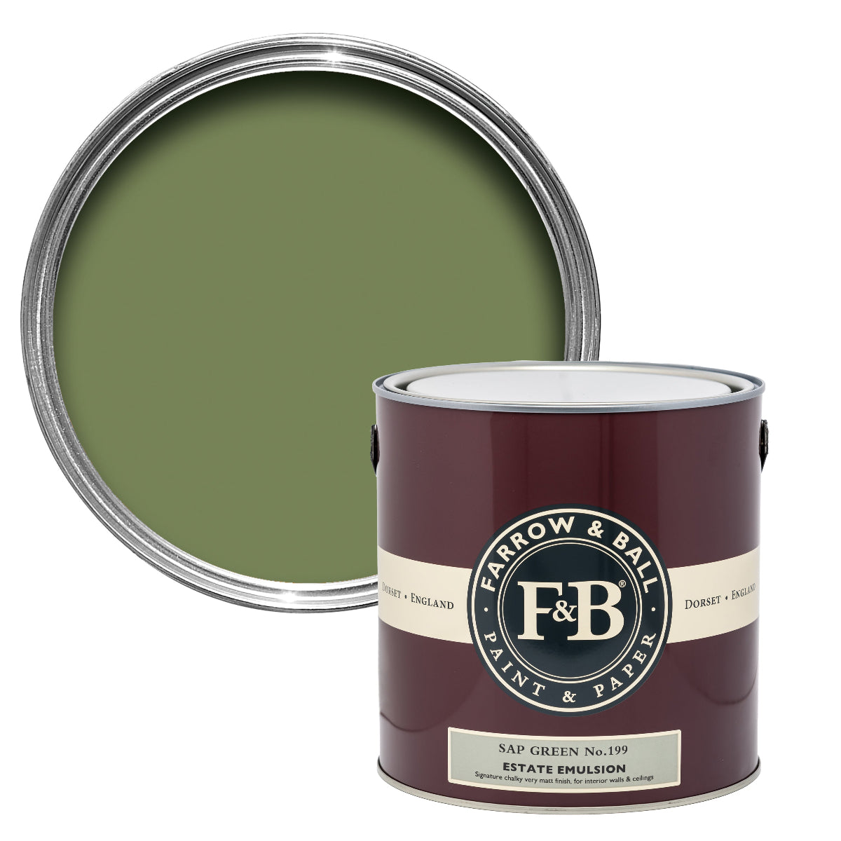 Farrow and Ball Sap Green 199
