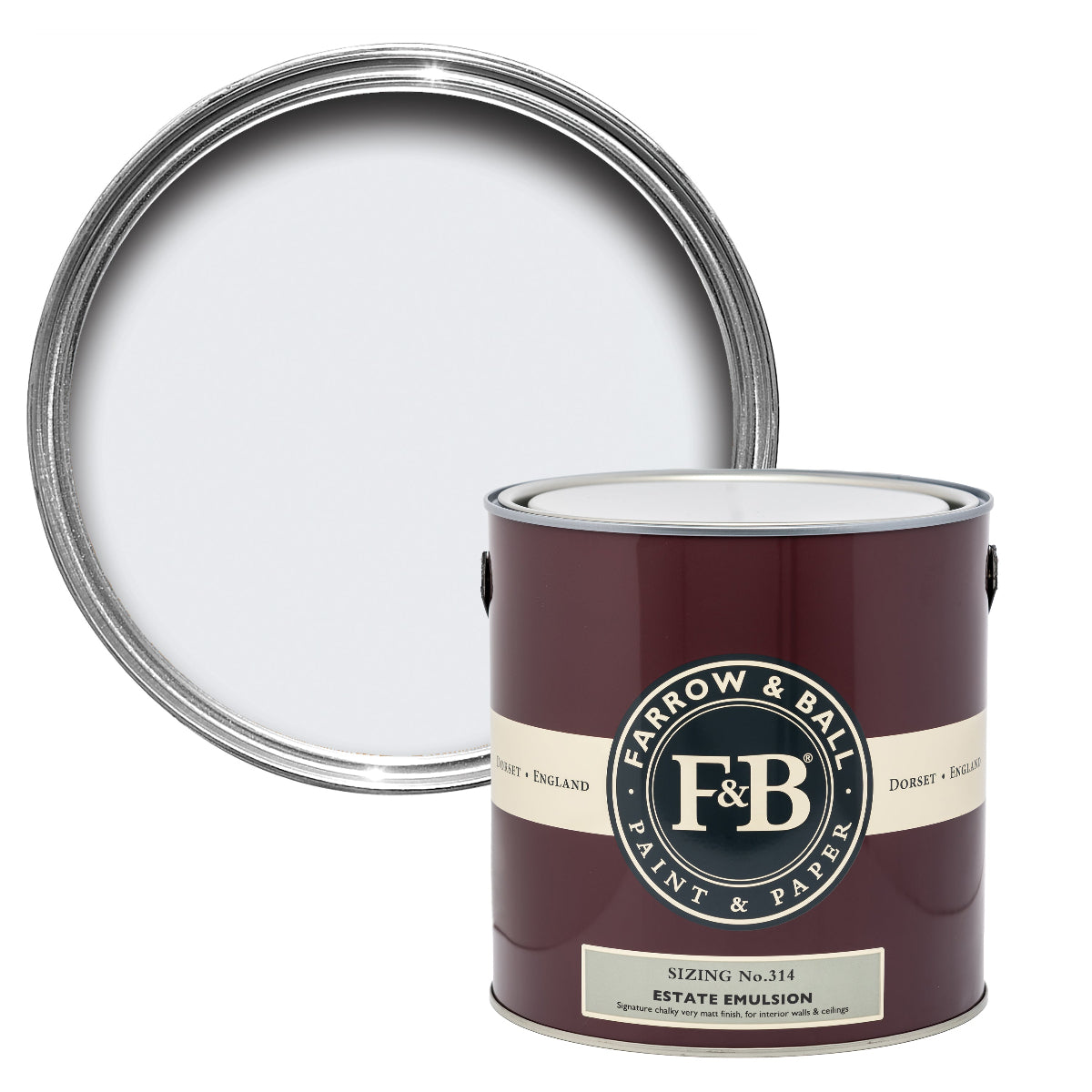 Farrow and Ball Sizing 314