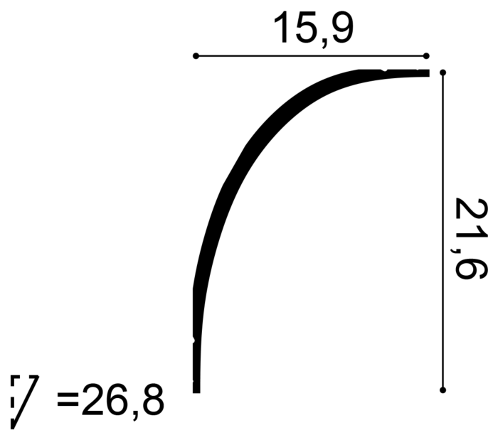 C990 INFINITY Cornice Orac