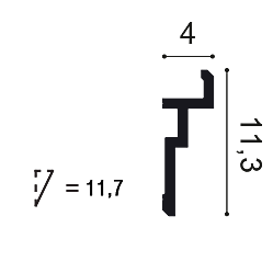 CX196 U-STEPS Cornice Orac