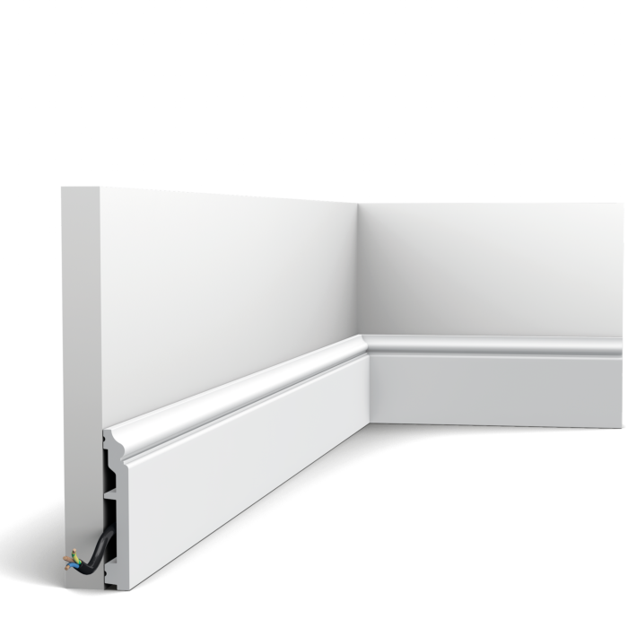 SX173-RAL9003 CONTOUR Battiscopa Orac