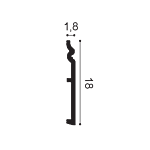 SX206 CONTOUR Battiscopa Orac