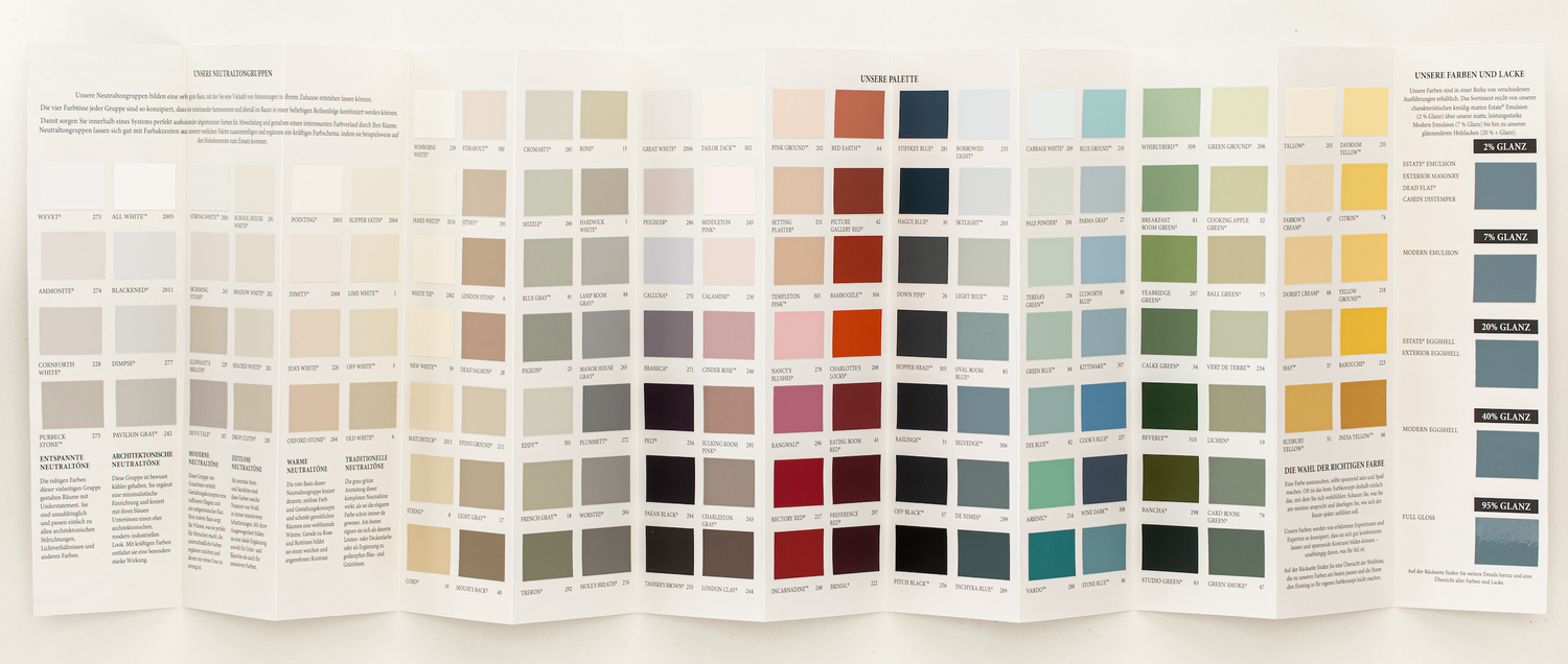 Colour Cards & Fan Decks | Farrow & Ball