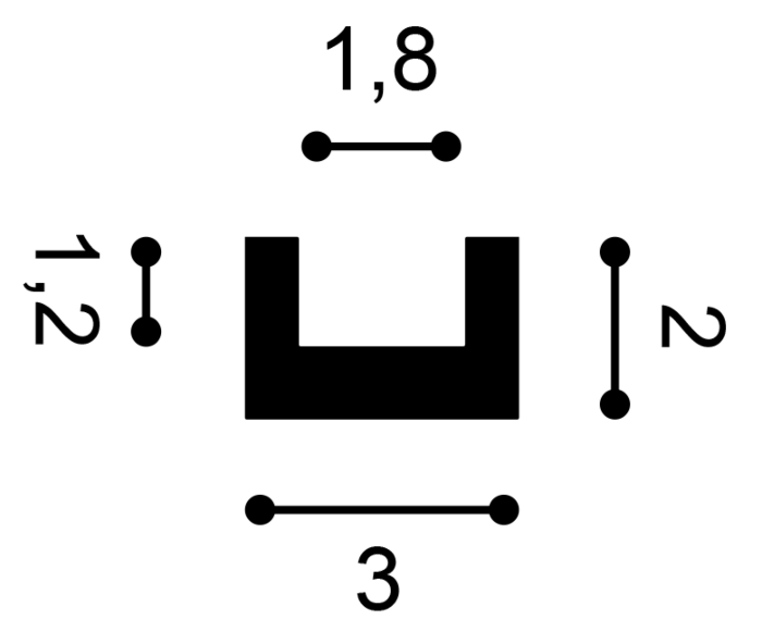 CX190F U-PROFILE Cornice Orac Flex