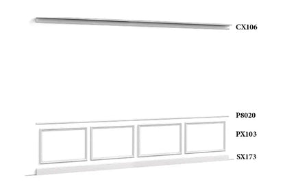 Heritage (Kit Boiserie 4 mt)