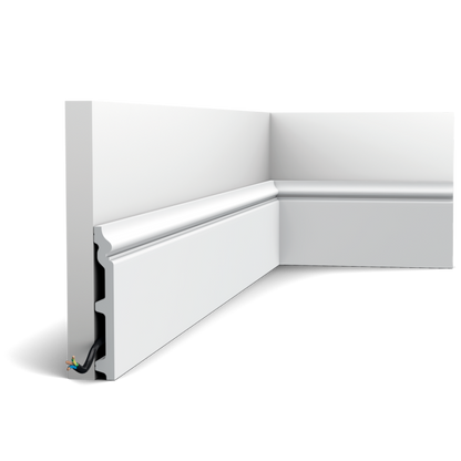 SX118-RAL9003 CONTOUR Battiscopa Orac